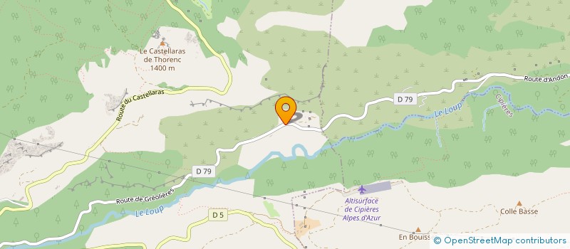 localisation de l'entreprise BASSE VALETTE II à ANDON