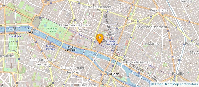 localisation de l'entreprise BASSERALPARIS  PARIS