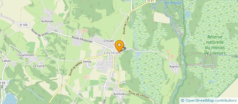 localisation de l'entreprise BASSES EN BUGEY à CEYZERIEU