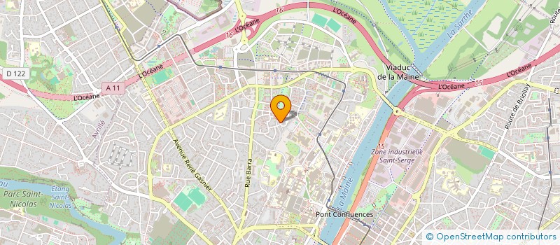 localisation de l'entreprise BASSES VALLEES  VERRIERES-EN-ANJOU