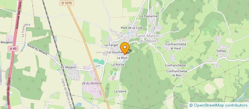 localisation de l'entreprise BASSET-GUILLET  SAINT-MARTIN-DU-MONT