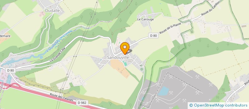 localisation de l'entreprise BASSET-MARCHAND  SANDOUVILLE