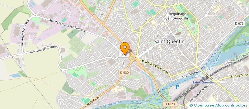 localisation de l'entreprise BASSET MED  SAINT-QUENTIN