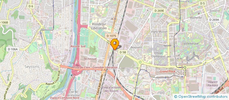 localisation de l'entreprise BASSETTI DIRECT  GRENOBLE