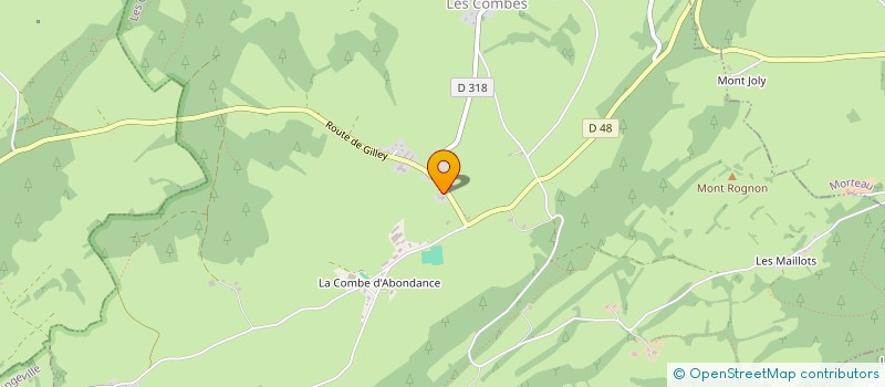 localisation de l'entreprise BASSETTI TP à LES COMBES