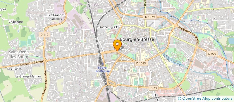 localisation de l'entreprise BASSEVILLE FINANCES à BOURG-EN-BRESSE