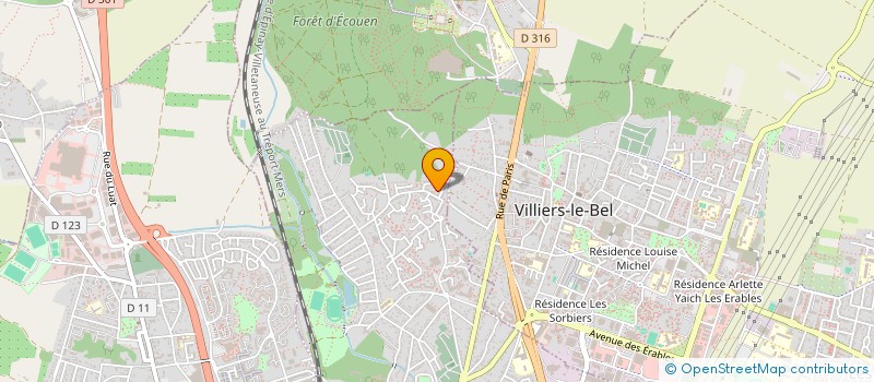 localisation de l'entreprise BASSI  SARCELLES