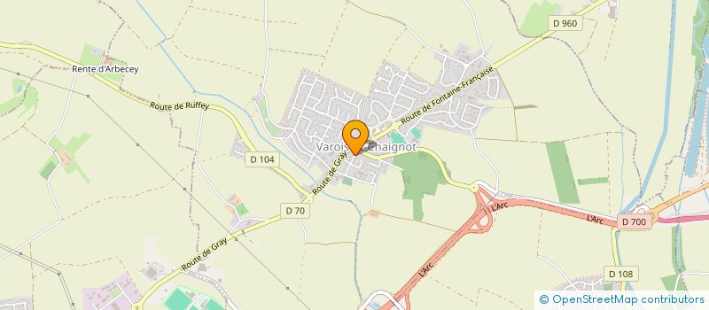 localisation de l'entreprise BASSI FRERES  VAROIS-ET-CHAIGNOT