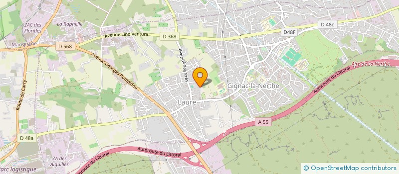 localisation de l'entreprise BASSIGNANI à GIGNAC-LA-NERTHE