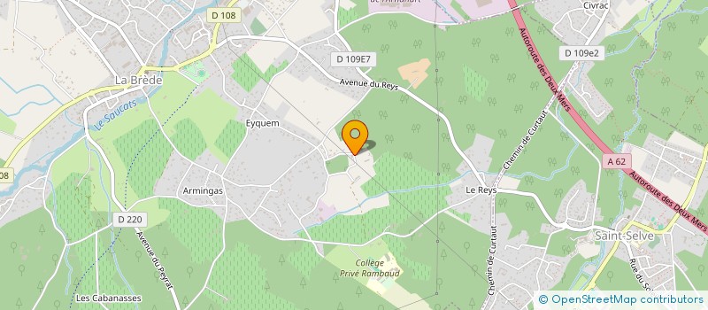 localisation de l'entreprise BASSIN ADDICT  LA BREDE