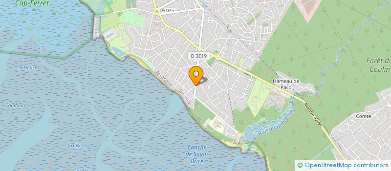 localisation de l'entreprise BASSIN COOK INN  ARES