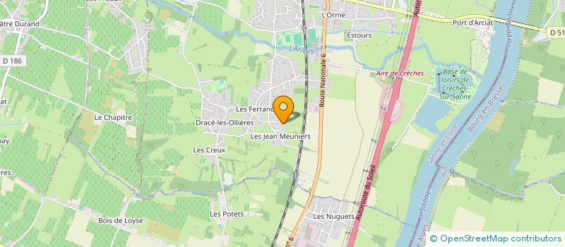 localisation de l'entreprise BASSIN DU MACONNAIS  PONT-DE-VEYLE