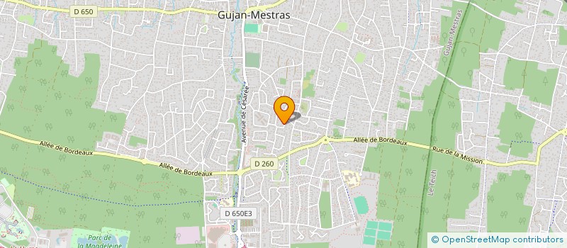 localisation de l'entreprise BASSIN ELEC  GUJAN-MESTRAS