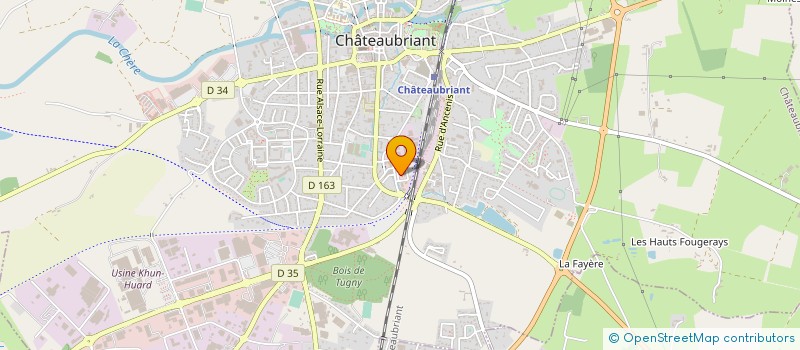 localisation de l'entreprise BASSIN ENDUITS à CHATEAUBRIANT