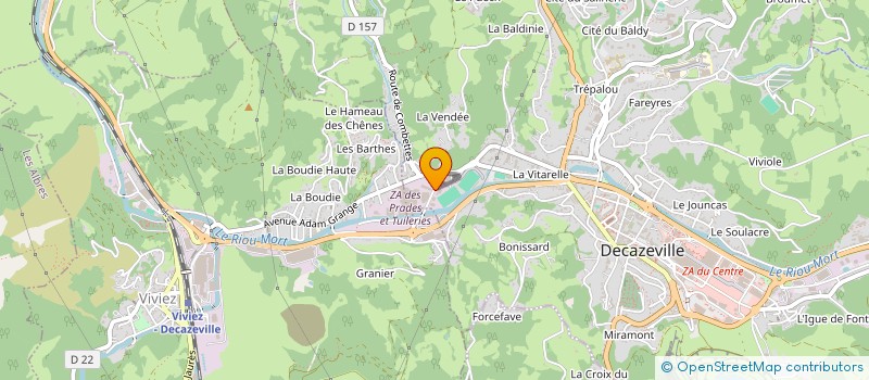 localisation de l'entreprise BASSIN ISOLATION  DECAZEVILLE