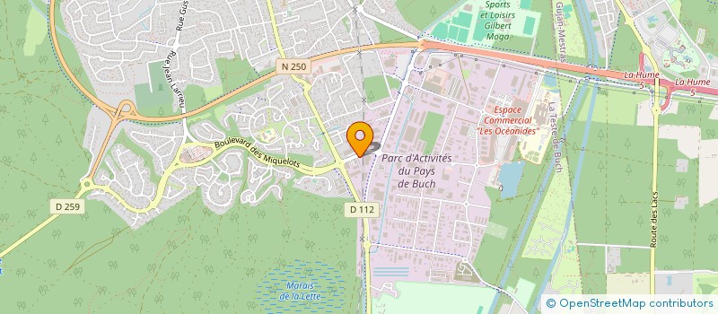 localisation de l'entreprise BASSIN MEDICAL SANTE à LA TESTE-DE-BUCH