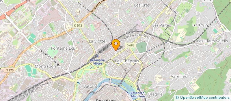 localisation de l'entreprise BASSLIME  BESANCON