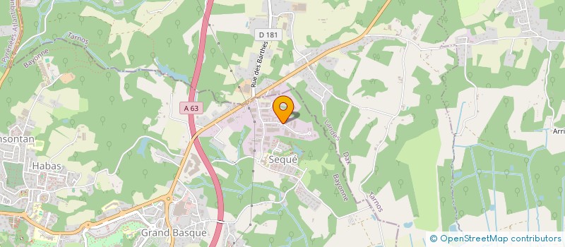 localisation de l'entreprise BASSMETAL à BAYONNE