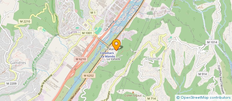 localisation de l'entreprise BASSO à CARROS