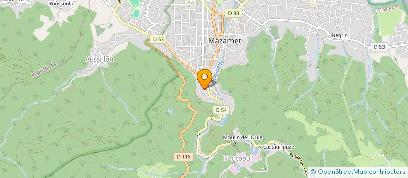 localisation de l'entreprise BASSO CAMINADE  MAZAMET