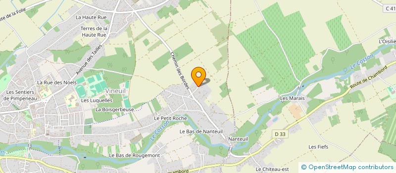 localisation de l'entreprise BASSOBOUNCE à VINEUIL