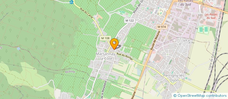 localisation de l'entreprise BASSOFOND à MARSANNAY LA COTE