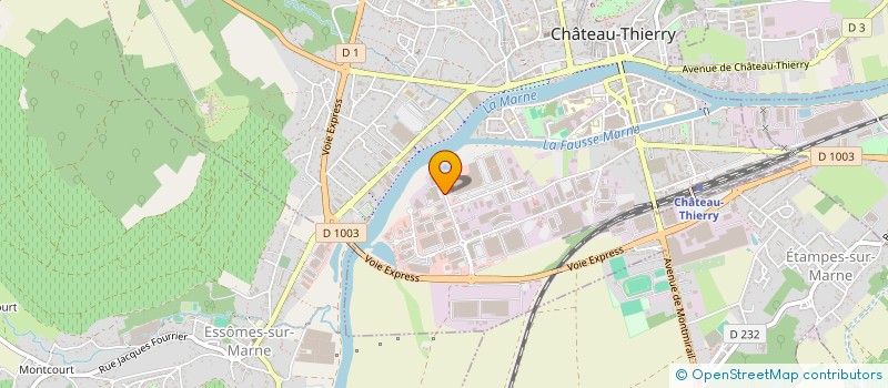 localisation de l'entreprise BASSOMPIERRE - SCIENTAX SAS à BEZU-SAINT-GERMAIN