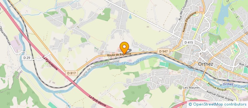 localisation de l'entreprise BASSOT  ORTHEZ