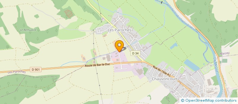 localisation de l'entreprise BASSOT INVEST à CHAUVONCOURT