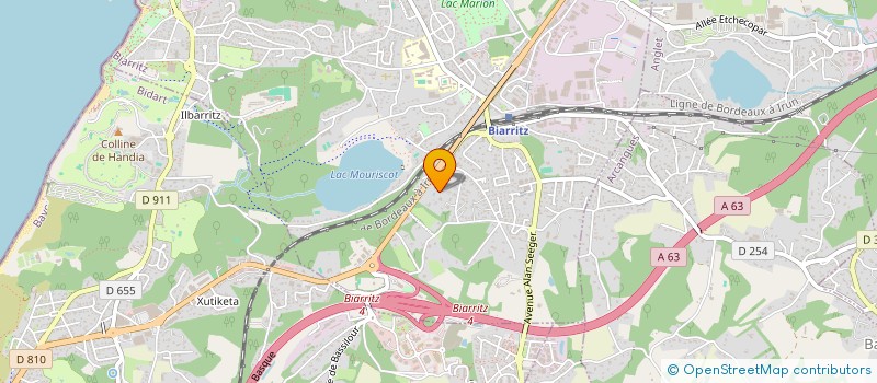 localisation de l'entreprise BASSULABO à BIARRITZ