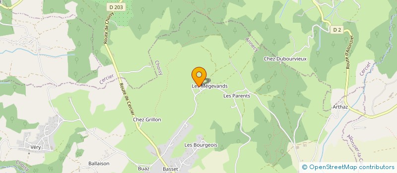 localisation de l'entreprise BAST  CHOISY