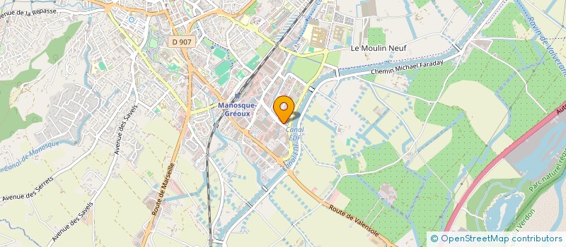 localisation de l'entreprise BAST CAR SERVICES à MANOSQUE