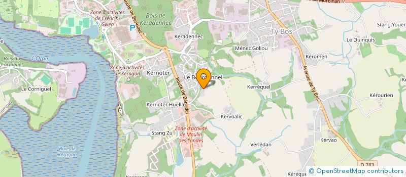 localisation de l'entreprise BASTA  QUIMPER