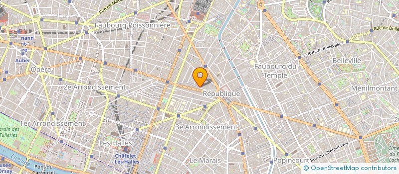 localisation de l'entreprise BASTA BIANCO à PARIS