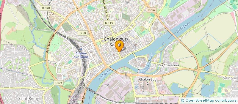 localisation de l'entreprise BASTA COSI à CHALON-SUR-SAONE
