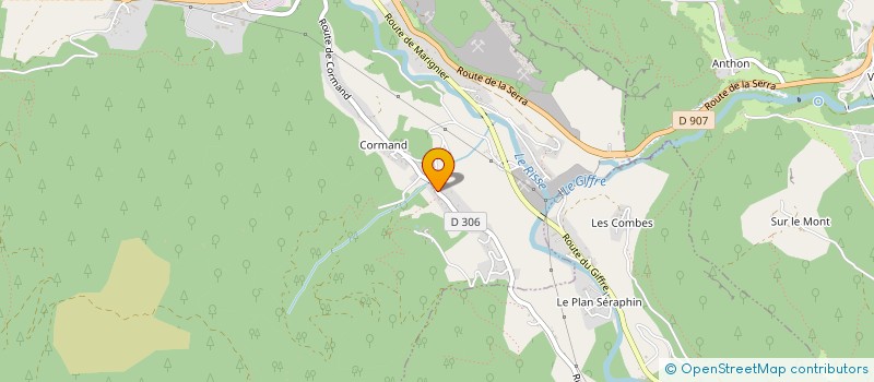 localisation de l'entreprise BASTARD ELECTRICITE à SAINT-JEOIRE