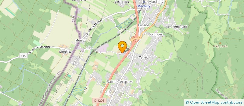 localisation de l'entreprise BASTARD VIANDES à SAINT-CERGUES