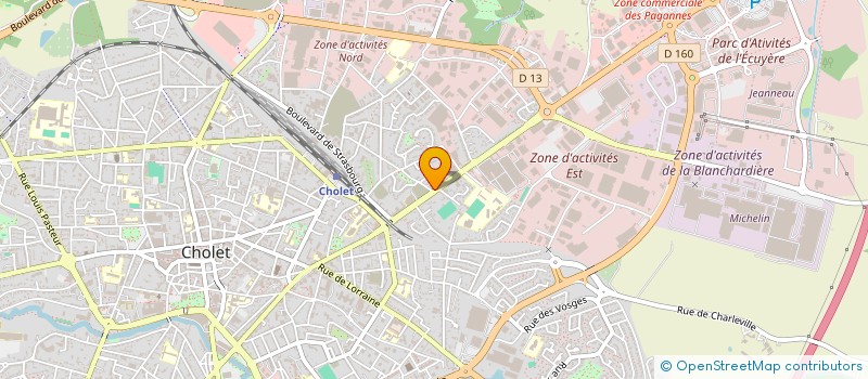 localisation de l'entreprise BASTAT-FROUIN EXPERTISES à CHOLET