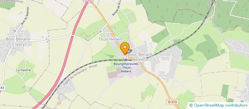 localisation de l'entreprise BASTE  GRAND BOURGTHEROULDE