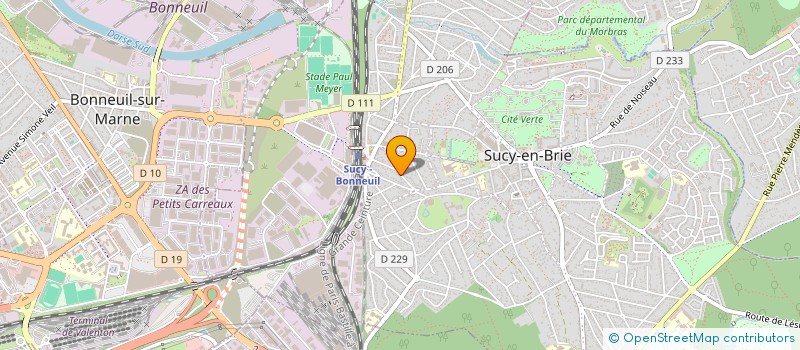 localisation de l'entreprise BASTE RIVIERA  SUCY-EN-BRIE