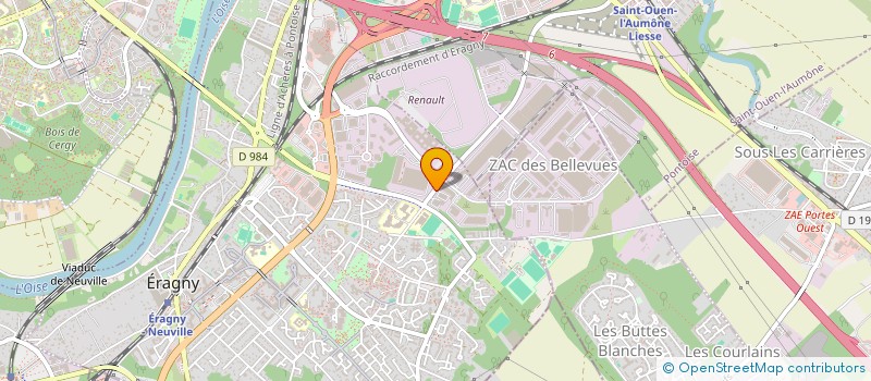 localisation de l'entreprise BASTEL FAMILY  ERAGNY