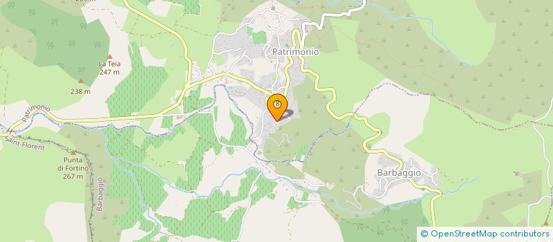 localisation de l'entreprise BASTELICA IMMOBILIER à PATRIMONIO