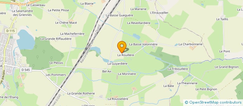 localisation de l'entreprise BASTET  LOIRON-RUILLE