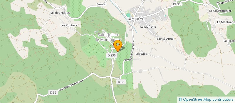 localisation de l'entreprise BASTET  SAINT-JULIEN