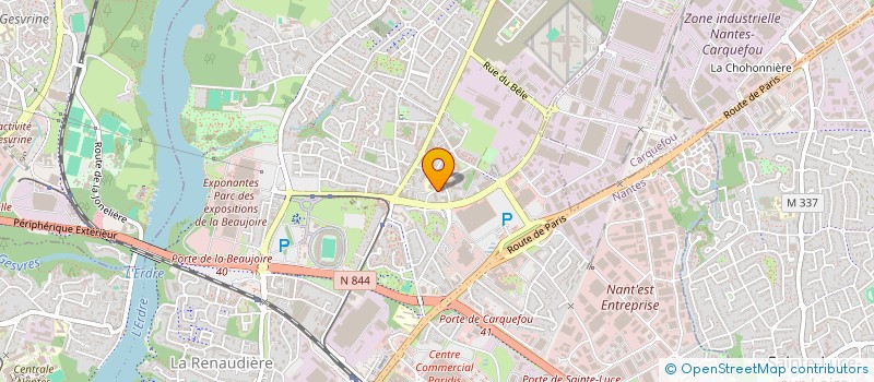 localisation de l'entreprise BASTEVA  NANTES