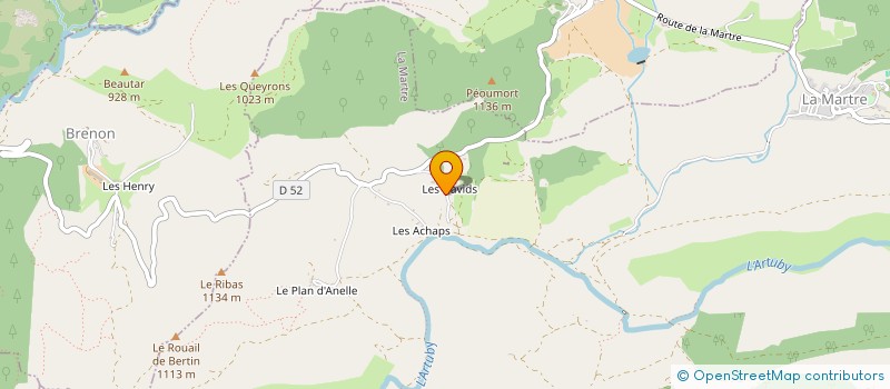 localisation de l'entreprise BASTHEO à LA MARTRE