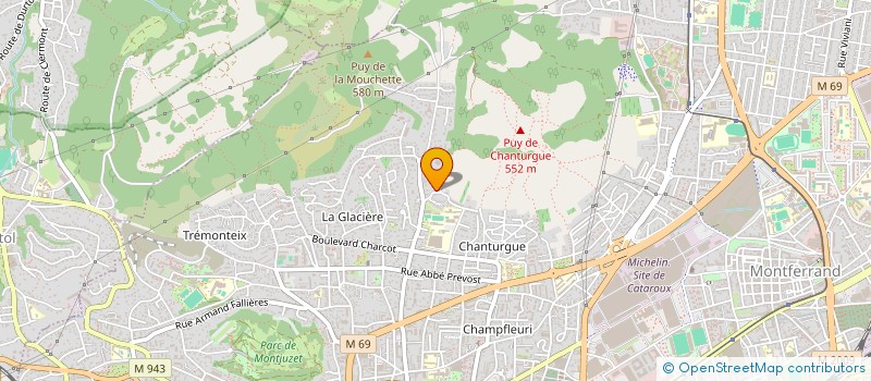 localisation de l'entreprise BASTHIER IMMOBILIERS  CLERMONT-FERRAND