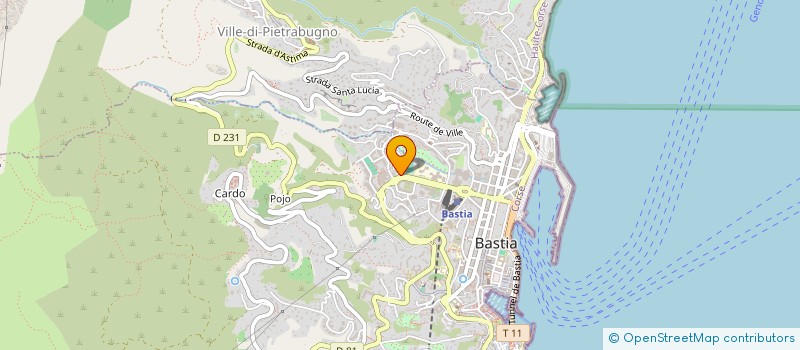localisation de l'entreprise BASTIA CONDUITE à BASTIA
