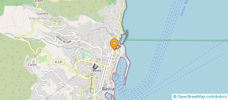 localisation de l'entreprise BASTIA JOUETS à BASTIA