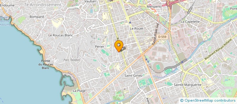 localisation de l'entreprise BASTIA + PARTNERS à MARSEILLE